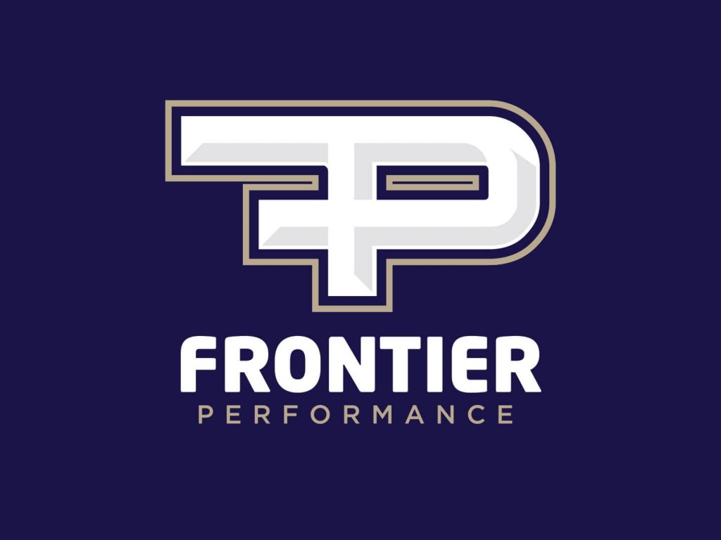 Frontier Performance personal trainer logo design