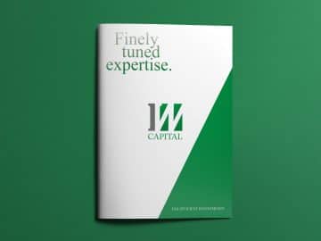 IW Capital investment portfolio front cover design